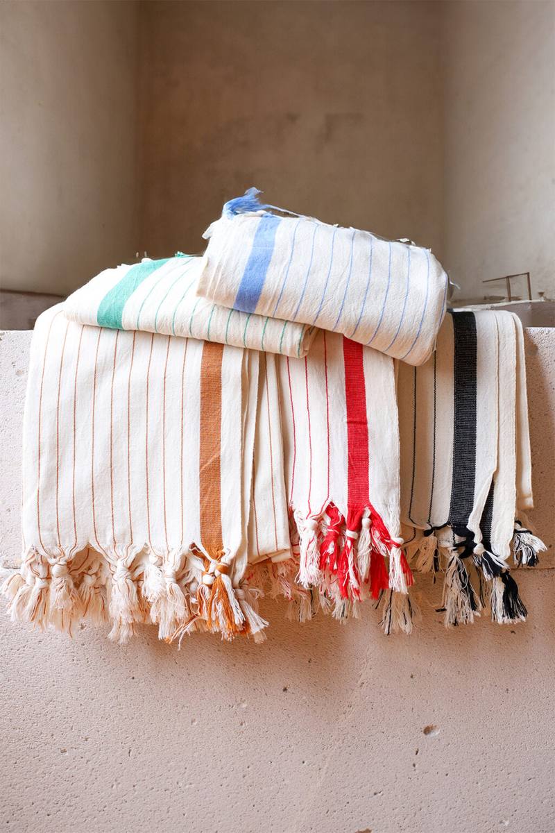 Buldan pestemal striped collection